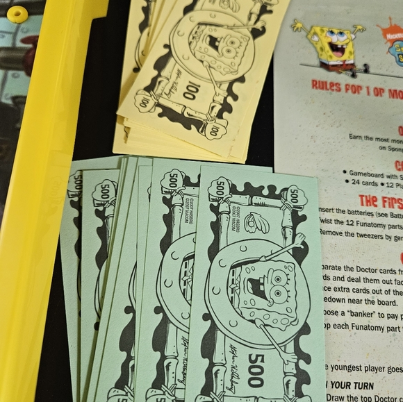 Spongebob operation Milton Bradley mint contition no buzz great deal light works - Picture 12 of 15